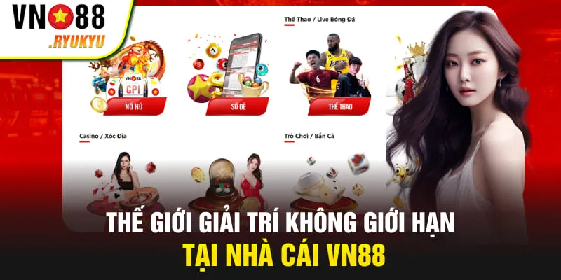 Thế giới giải trí không giới hạn tại nhà cái VN88